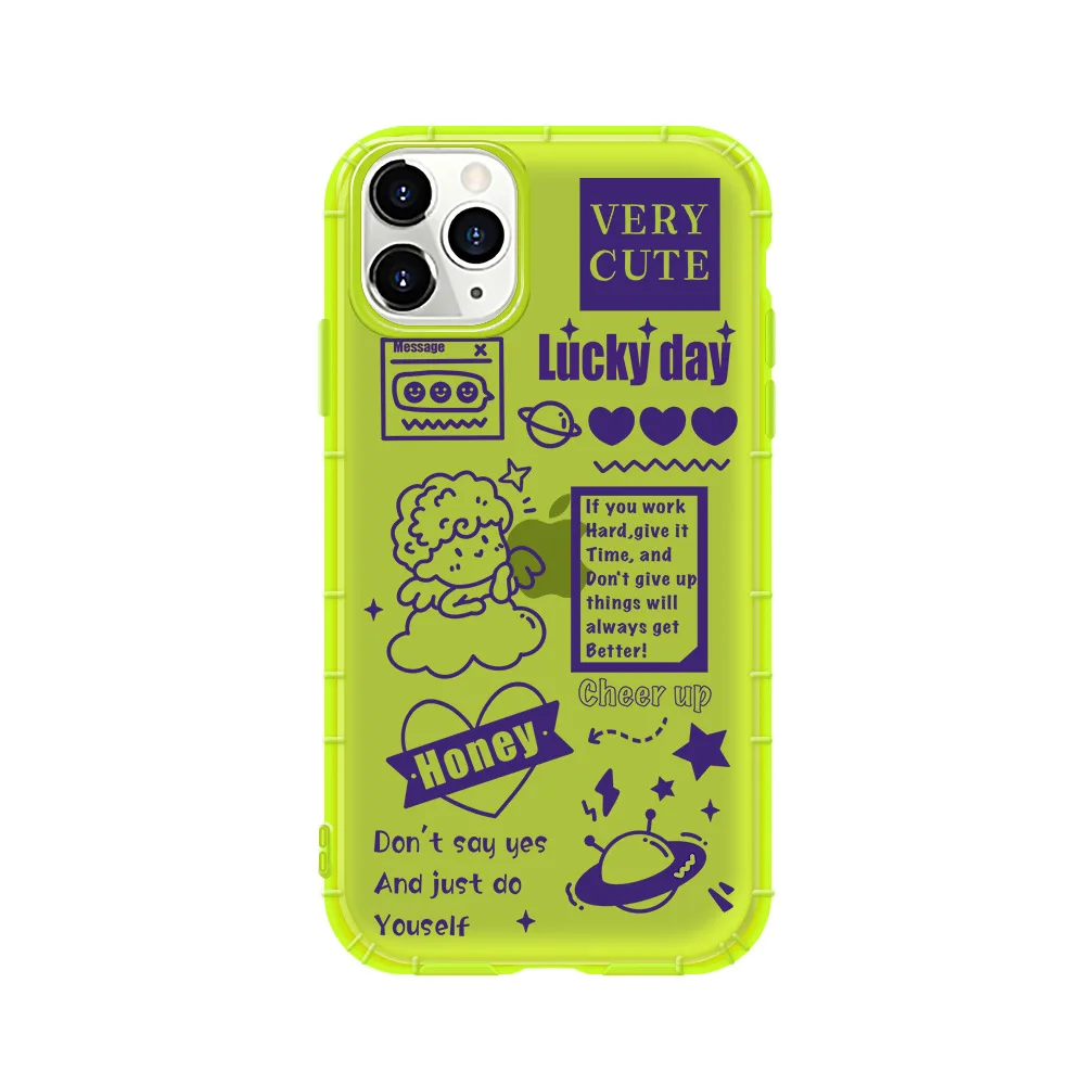 Creativity cartoon Phone Case Drop Protection Phone Cover Iridescent TPU Phone Case For iPhone 12 11 Pro Max, Candy color
Creativity cartoon Phone Case Drop Protection Phone Cover Iridescent TPU Phone Case For iPhone 12 11 Pro Max, Candy color