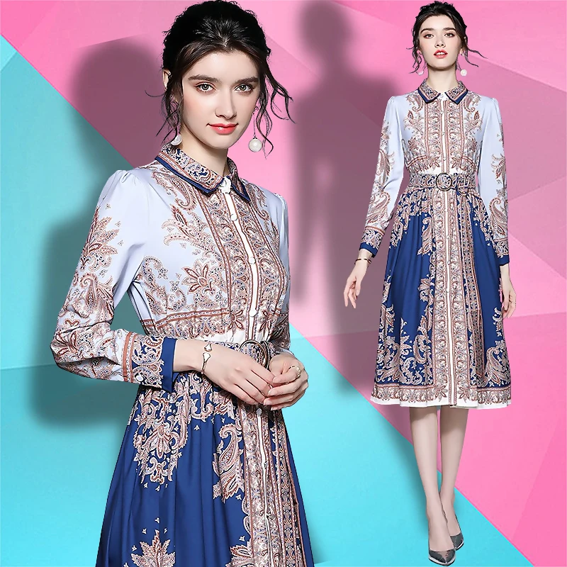 In stock sales 2021 new woman clothes wholesale fashion apparel elegant floral casual dresses long-sleeved waist dresses, Picture color
In stock sales 2021 new woman clothes wholesale fashion apparel elegant floral casual dresses long-sleeved waist dresses, Picture color