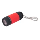 Factory Wholesale Promotional LED Plastic Keychain Light Portable With Carabiner Keychain Lamp