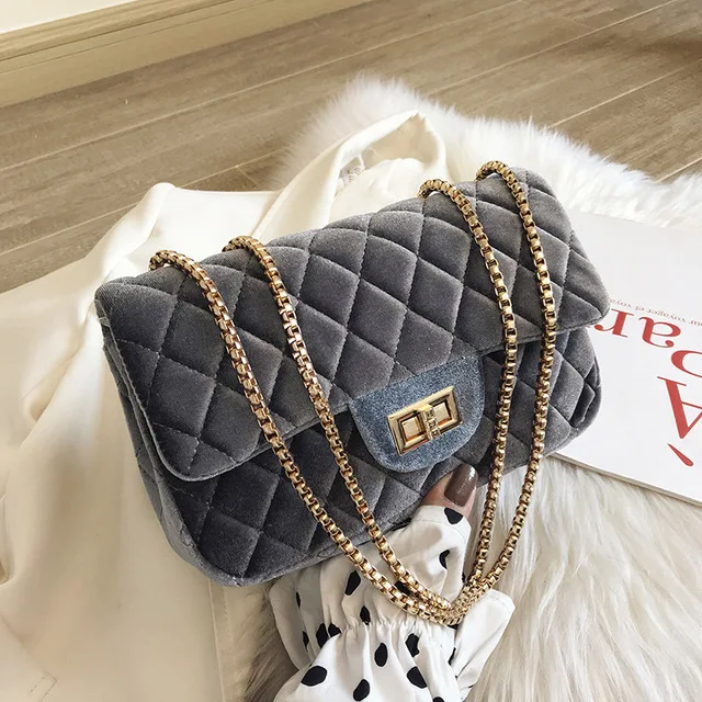 High quality chain female ladies shoulder bag woman handbags velvet purses trendy handbags for women, 17 colors
High quality chain female ladies shoulder bag woman handbags velvet purses trendy handbags for women, 17 colors