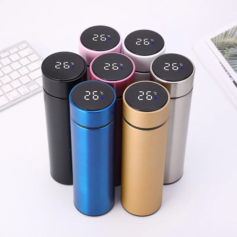 Feiyou customize business flask 500ml double wall vacuum insulated smart stainless steel water bottle led temperature display, Customized color
Feiyou customize business flask 500ml double wall vacuum insulated smart stainless steel water bottle led temperature display, Customized color