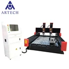 1325 4 axis stone cnc router with rotary rotary axis cnc router