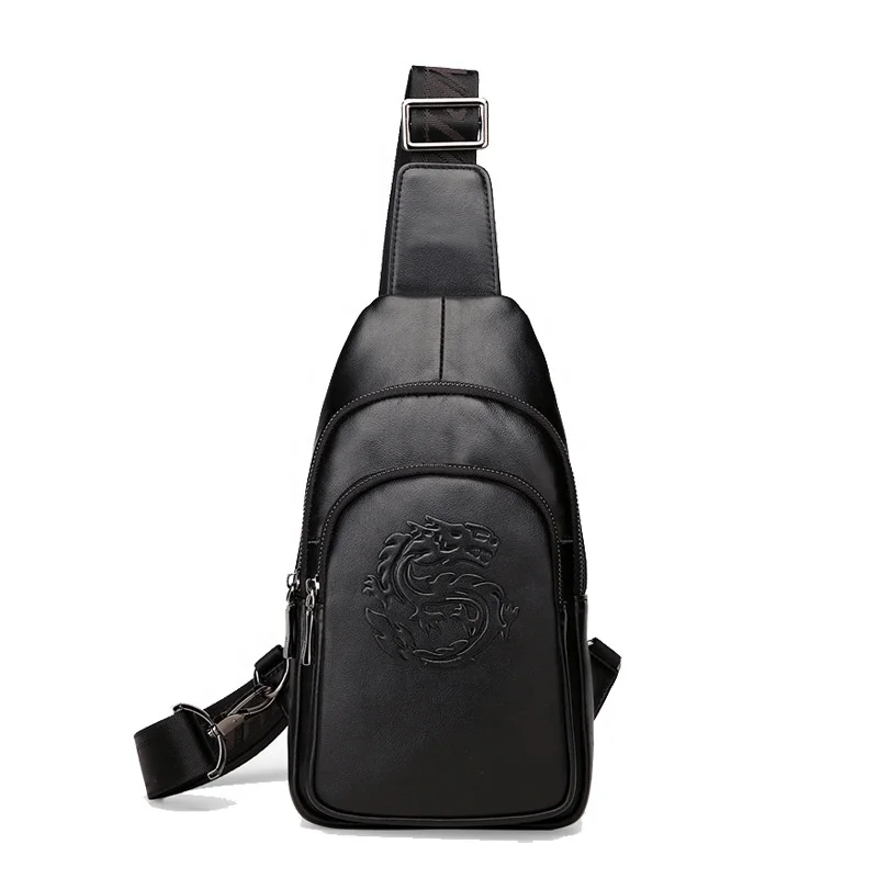 Small MOQ 2019 new men's genuine leather custom casual crossbody chest bags single shoulder bags H
Small MOQ 2019 new men's genuine leather custom casual crossbody chest bags single shoulder bags H