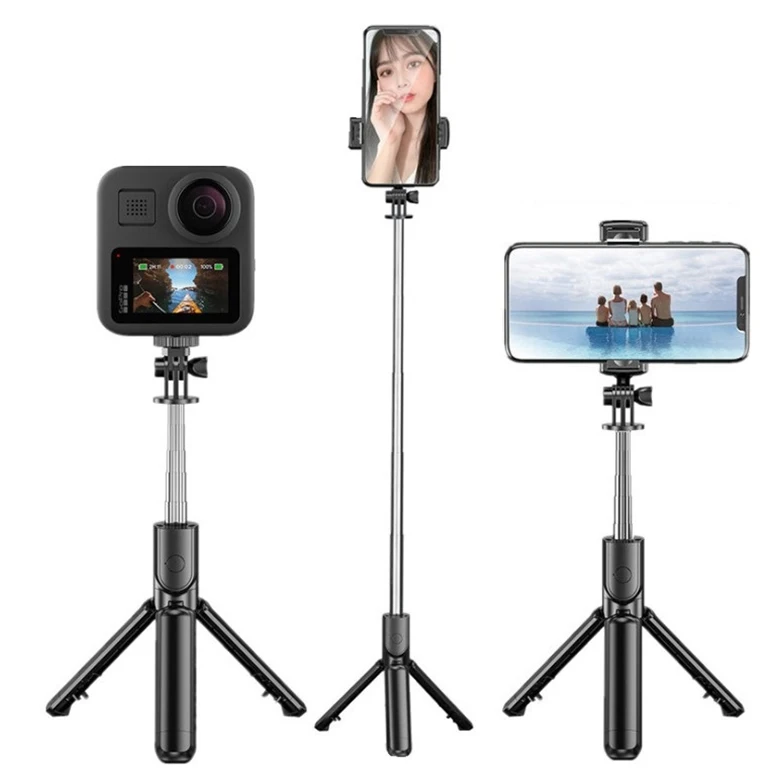 Foldable Wireless Tripod Live Camera Artifact Multi Function Mini Selfie Stick With Remote Controller For Smartphone, Black (support customized colors)
Foldable Wireless Tripod Live Camera Artifact Multi Function Mini Selfie Stick With Remote Controller For Smartphone, Black (support customized colors)