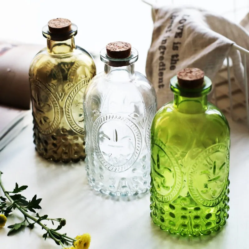 Retro Vase Carved Cork Bottle Glass Bottle Tabletop Vase Home Decoration, Customized color
Retro Vase Carved Cork Bottle Glass Bottle Tabletop Vase Home Decoration, Customized color