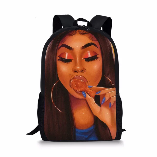 2020 New Design Custom Black Art African Girls Printed Book bags Kids Children Student College School Bags Backpack For Girls, Customized
2020 New Design Custom Black Art African Girls Printed Book bags Kids Children Student College School Bags Backpack For Girls, Customized