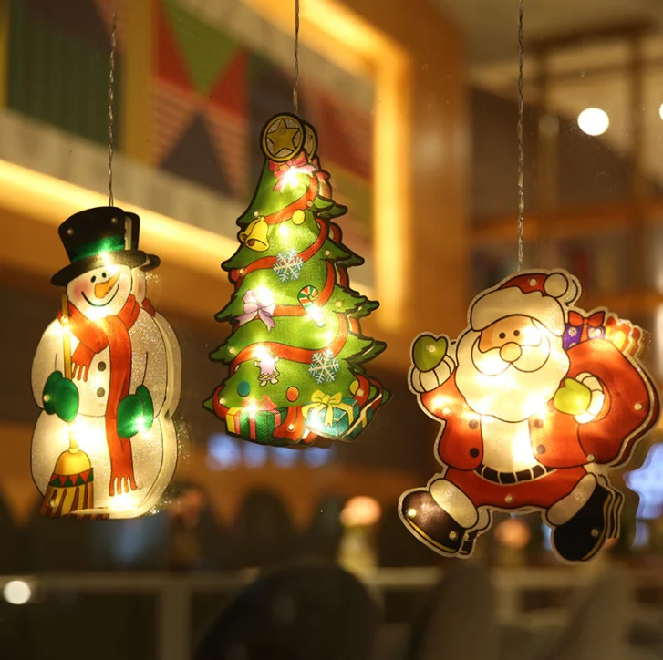 2021 NEW LED Christmas Decorative Lights Santa Claus Model Window Sucker Lights Holiday Decorative, Customized color
2021 NEW LED Christmas Decorative Lights Santa Claus Model Window Sucker Lights Holiday Decorative, Customized color