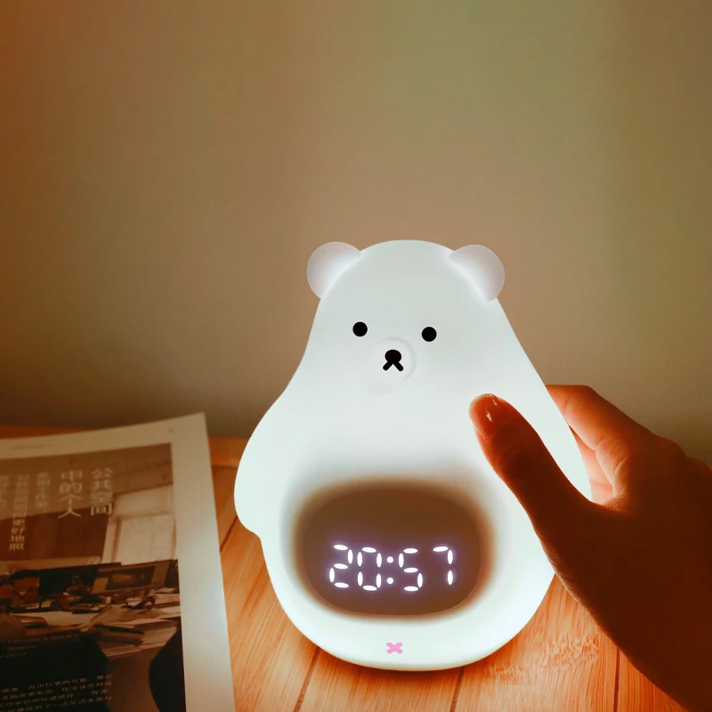 Night Light LED Touch Sensor Soft Nursery Lamp Bedside Light alarm clock For Kids Children Birthday Gift Room Decoration, Customized color
Night Light LED Touch Sensor Soft Nursery Lamp Bedside Light alarm clock For Kids Children Birthday Gift Room Decoration, Customized color