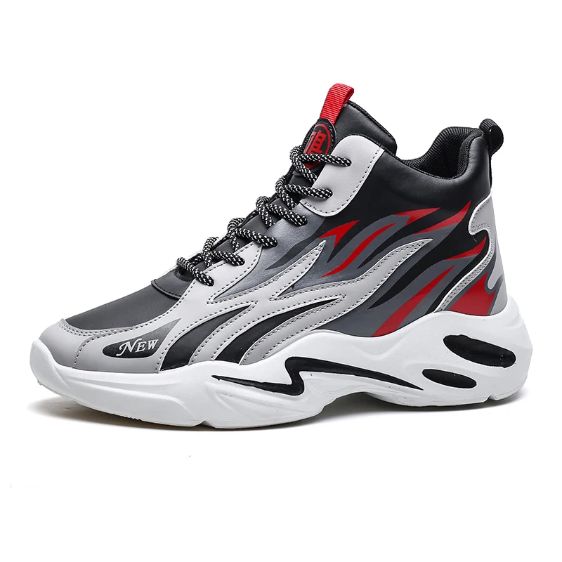 Men casual high cut fashion basketball shoes flame pattern sneaker chunky shoes
Men casual high cut fashion basketball shoes flame pattern sneaker chunky shoes