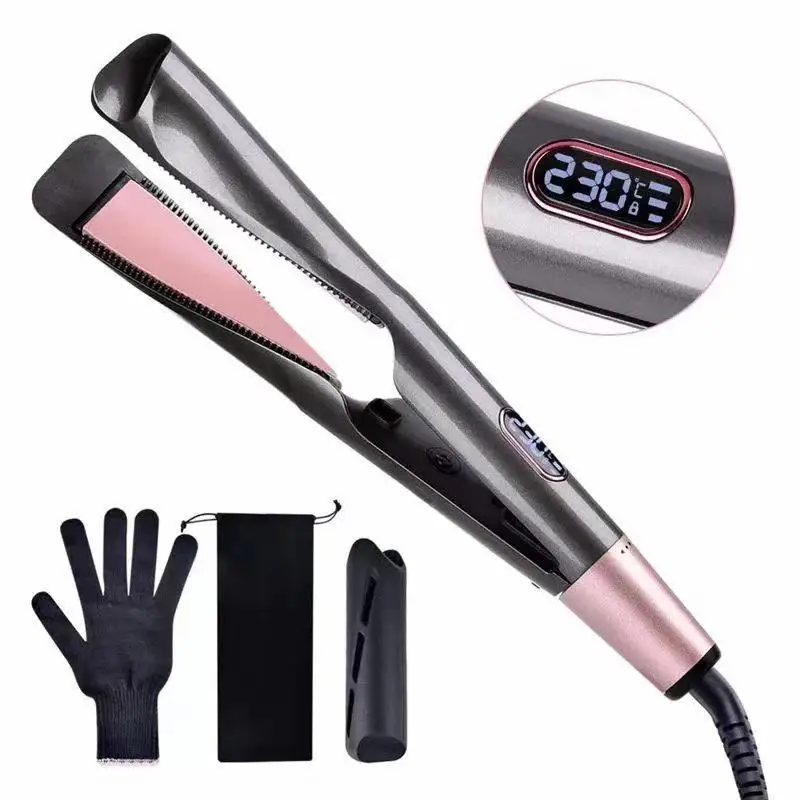 home portable 360 Rotating Curling Iron Hair Curler Set 2 In 1 Hair Atraightener Curler
home portable 360 Rotating Curling Iron Hair Curler Set 2 In 1 Hair Atraightener Curler
