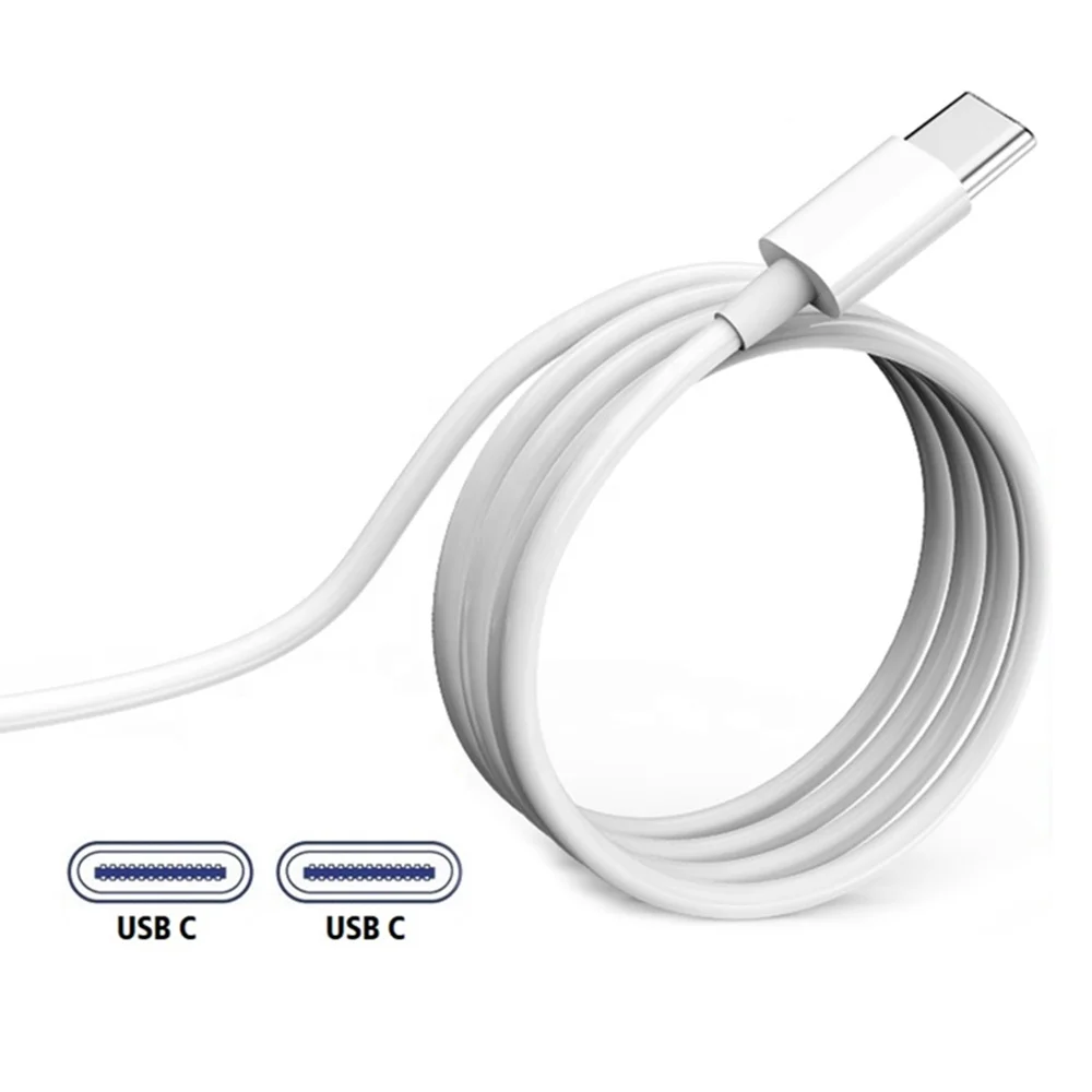 Amazon Hot Selling USB Type C Cable Type C to Type C Cable Fast Charging Cord for iphone 18w usb data cable, White
Amazon Hot Selling USB Type C Cable Type C to Type C Cable Fast Charging Cord for iphone 18w usb data cable, White