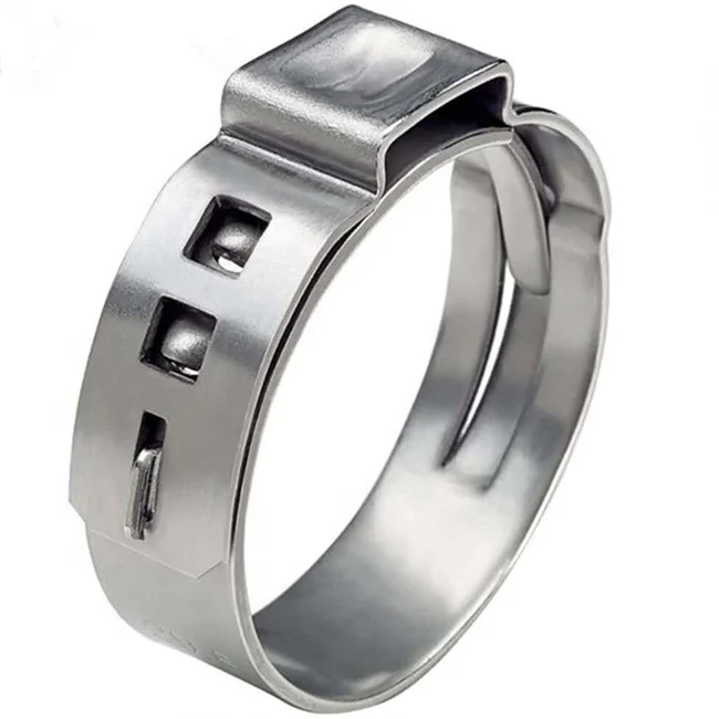 Factory wholesale one ear stepless stainless steel single ear hose clamp for Pipe Fastener
Factory wholesale one ear stepless stainless steel single ear hose clamp for Pipe Fastener