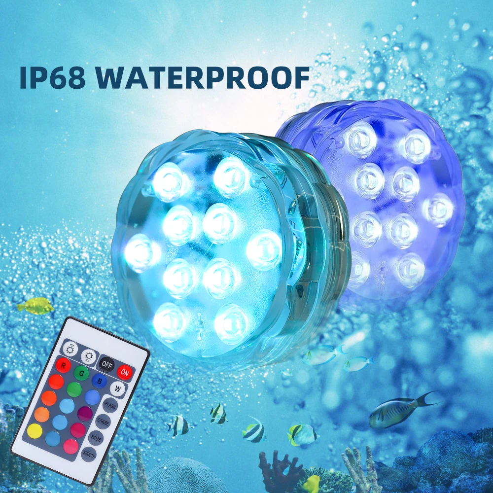 Free Shipping To USA Swimming Pool Submersible LED Lights For Underwater, Multicolor
Free Shipping To USA Swimming Pool Submersible LED Lights For Underwater, Multicolor