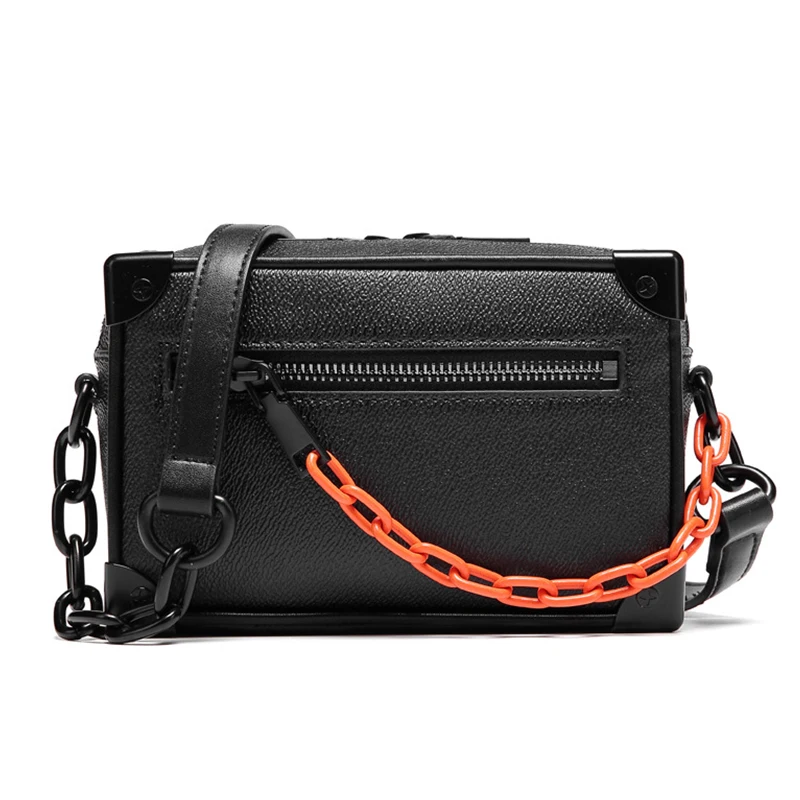 Wholesale Leather Black Fashion Mens Square Crossbody Pack Shoulder Messenger Bag For Men
Wholesale Leather Black Fashion Mens Square Crossbody Pack Shoulder Messenger Bag For Men