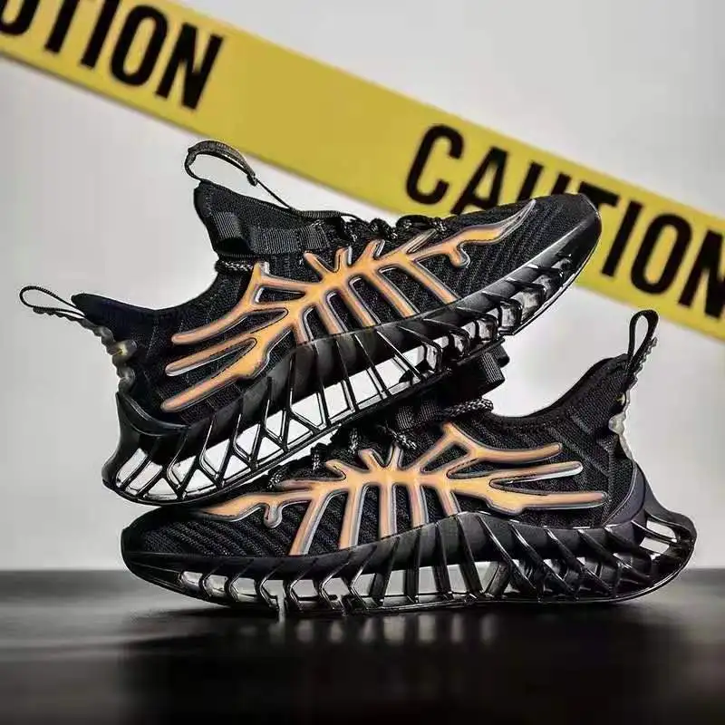 New Summer original high-quality sports men running shoes blade sole leisure sports outdoor casual shoes man, Black .white moon .black blue
New Summer original high-quality sports men running shoes blade sole leisure sports outdoor casual shoes man, Black .white moon .black blue