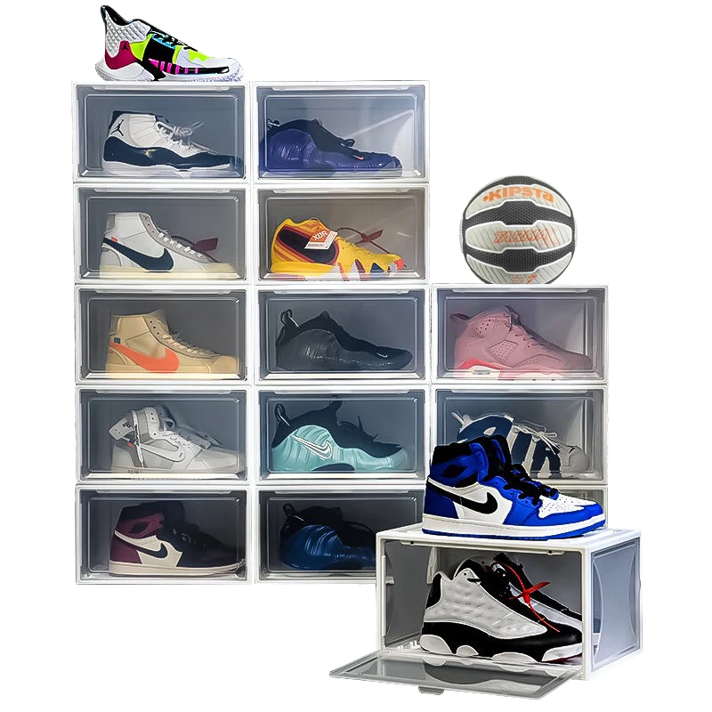 Big Black Drawer PP Transparent Sliding Sneaker Shoe Box Storage Plastic For storage Large Sneaker Shoe High Heels, White,black
Big Black Drawer PP Transparent Sliding Sneaker Shoe Box Storage Plastic For storage Large Sneaker Shoe High Heels, White,black