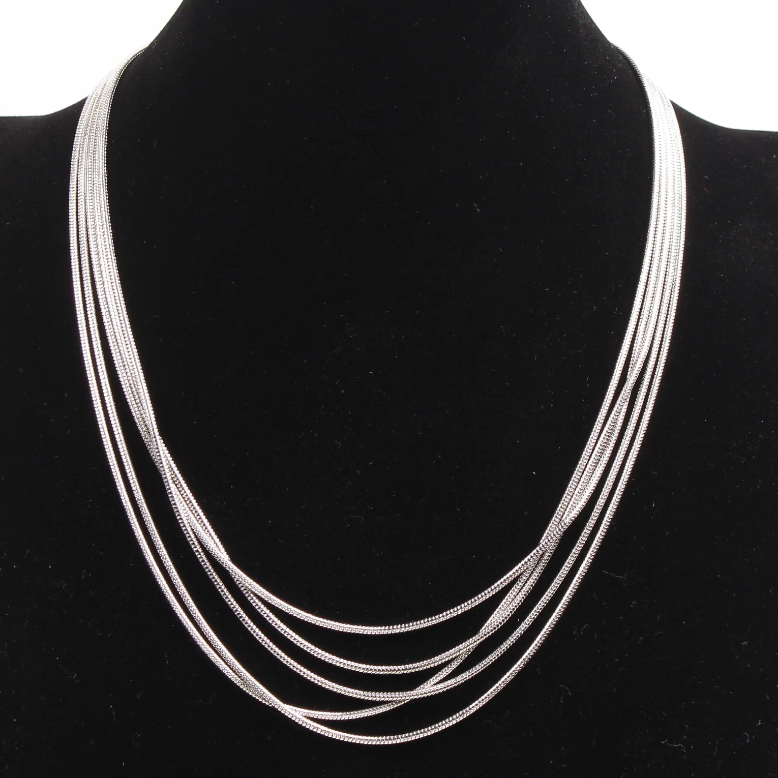 Hot Sale Silver Color Multi-layer Festival Collection Chain Necklace For Men and Women, As photo
Hot Sale Silver Color Multi-layer Festival Collection Chain Necklace For Men and Women, As photo