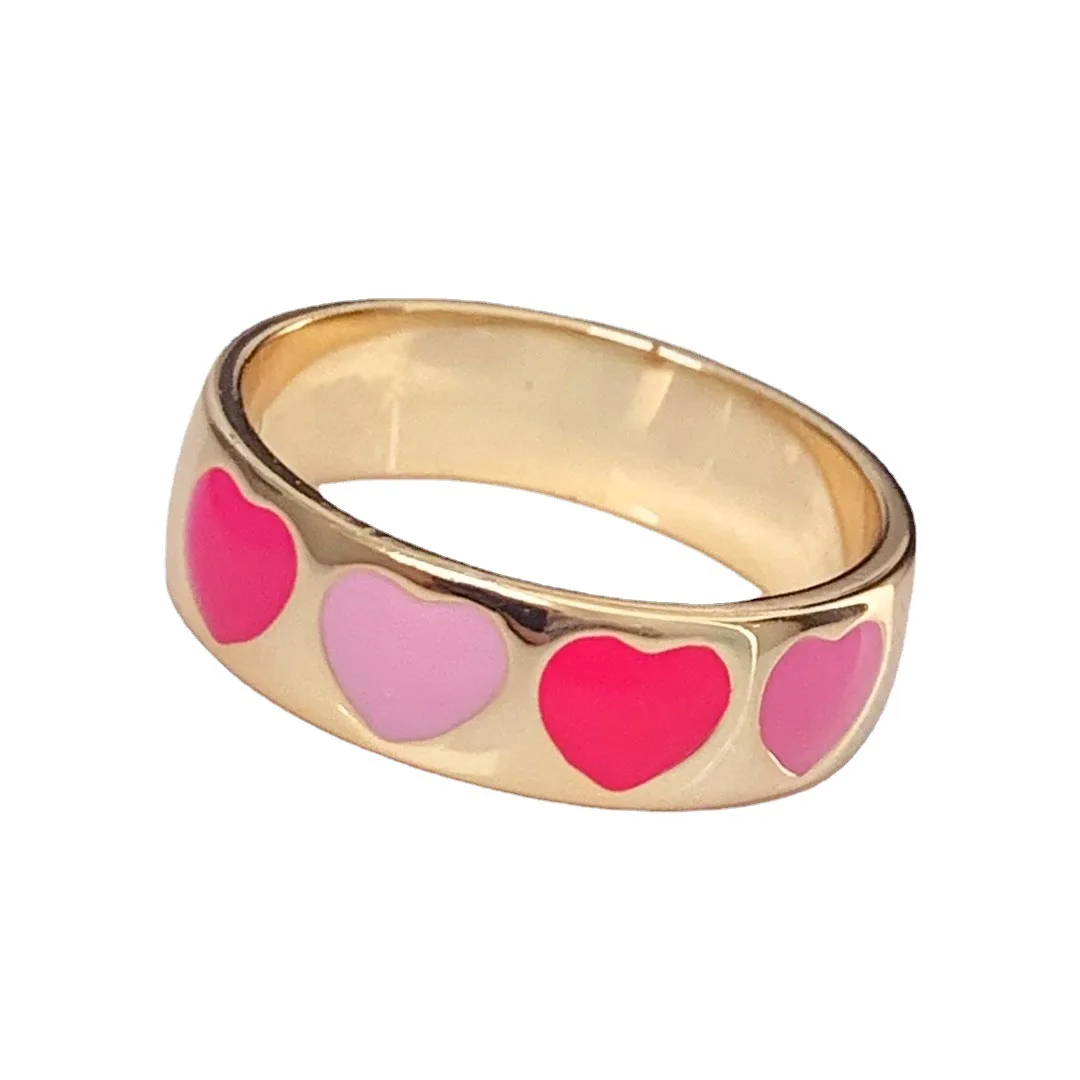 Vintage Green Brown Heart Shaped Metal Ring Bohemian Simple Gold Color Ring For Women Fashion Punk Party Jewelry Gift
Vintage Green Brown Heart Shaped Metal Ring Bohemian Simple Gold Color Ring For Women Fashion Punk Party Jewelry Gift