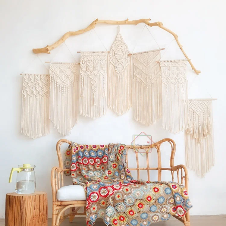 wholesale macrame boho wall tapestry decor handmade woven wall hanging, Different colors
wholesale macrame boho wall tapestry decor handmade woven wall hanging, Different colors
