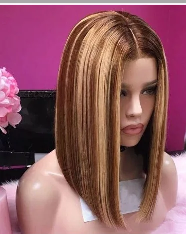 Hot Sale Natural Straight Synthetic Hair Wig With Highlight Blonde Black Heat Resistant Fiber Wigs For Black/White Women
Hot Sale Natural Straight Synthetic Hair Wig With Highlight Blonde Black Heat Resistant Fiber Wigs For Black/White Women
