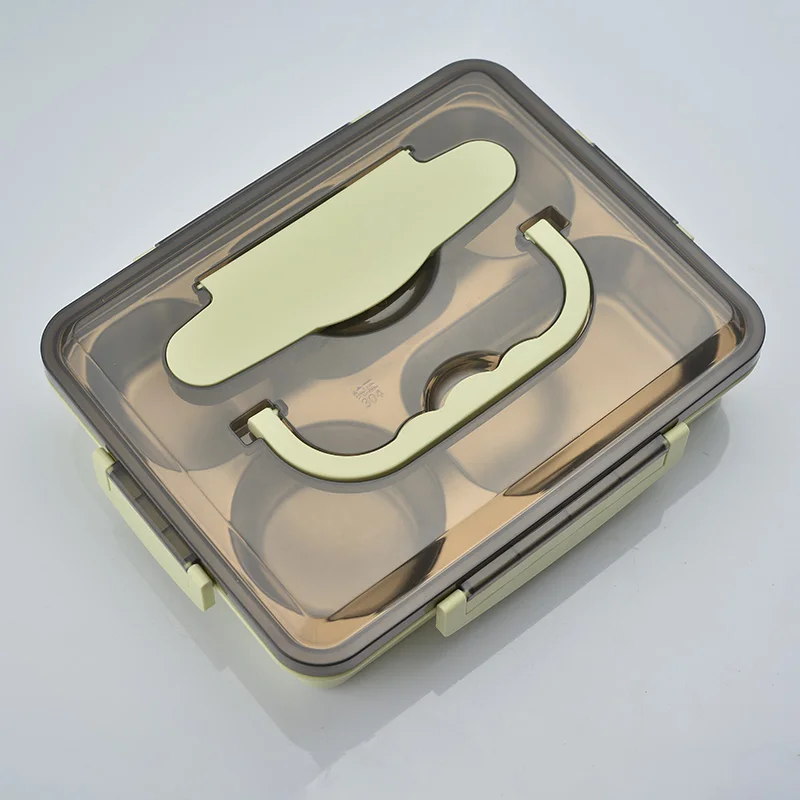 Wholesale Food Grade Leakage-proof Metal Stainless Steel Bento Lunch Box, Grey/green/orange/pink/blue
Wholesale Food Grade Leakage-proof Metal Stainless Steel Bento Lunch Box, Grey/green/orange/pink/blue