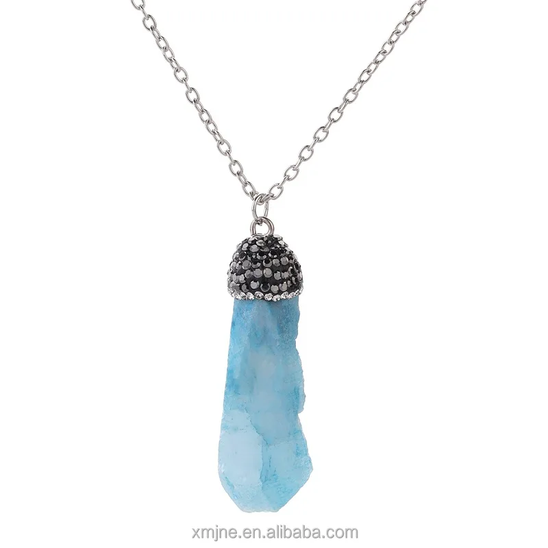 Wish Hot Selling Multicolor Creative Alien Rough Stone Necklace Creative Wild Long Sweater Chain Crystal Pendant Jewelry
Wish Hot Selling Multicolor Creative Alien Rough Stone Necklace Creative Wild Long Sweater Chain Crystal Pendant Jewelry