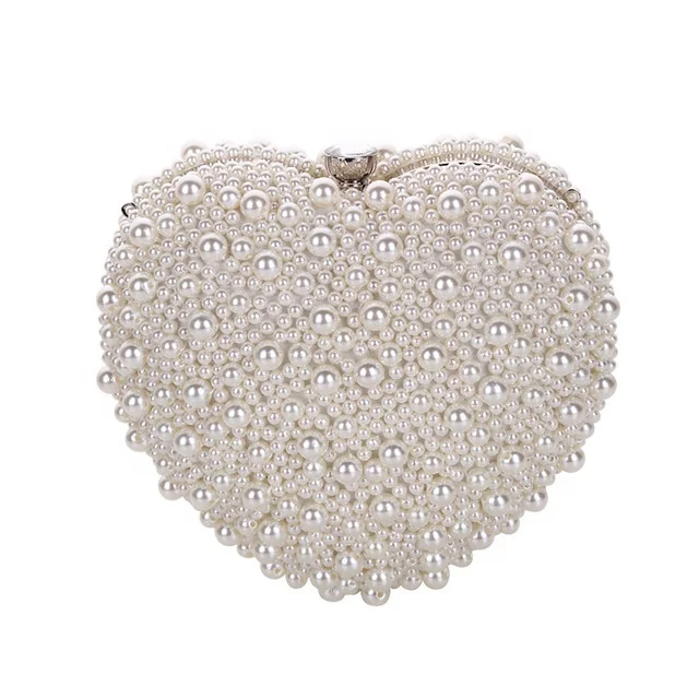 Luxury Design Clutch Chain pearl Evening Bags Dinner Purses Shoulder Handbag Party Bags, White
Luxury Design Clutch Chain pearl Evening Bags Dinner Purses Shoulder Handbag Party Bags, White