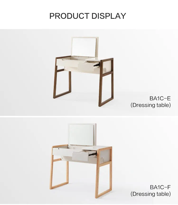 French Nordic Multifunction Small Corner Bedroom Makeup Tall 6 Drawers White Mirrored Dresser With Mirror