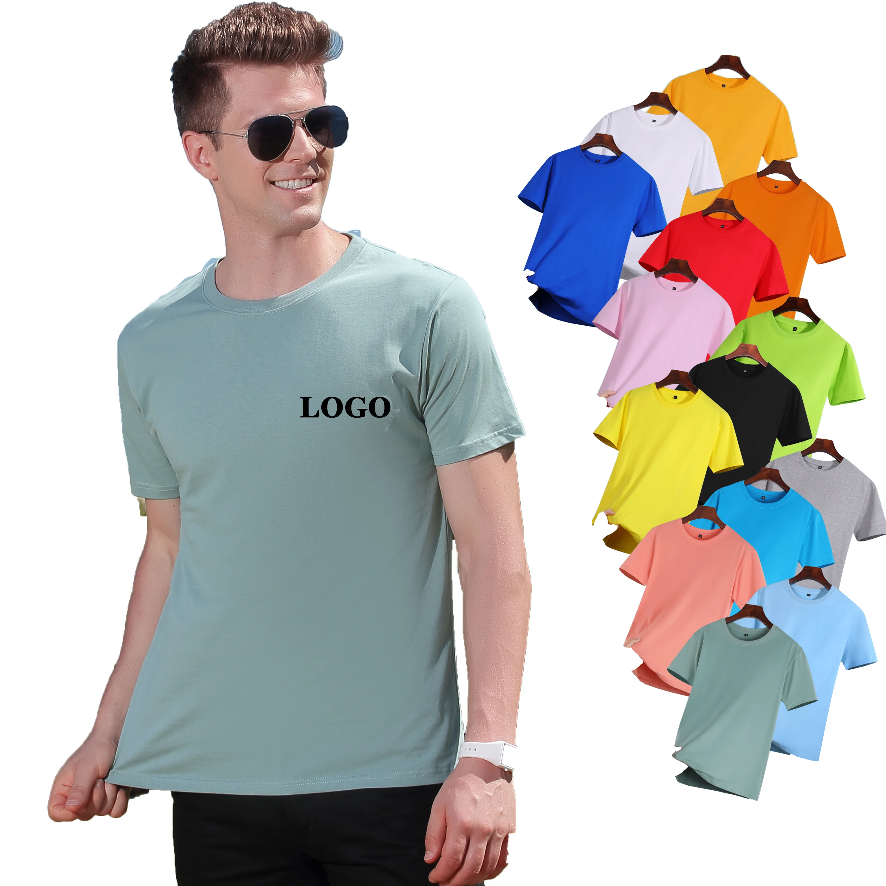 wholesale OEM unisex shirt plain sport fit custom logo printing T Shirts For Men 100% Cotton
wholesale OEM unisex shirt plain sport fit custom logo printing T Shirts For Men 100% Cotton