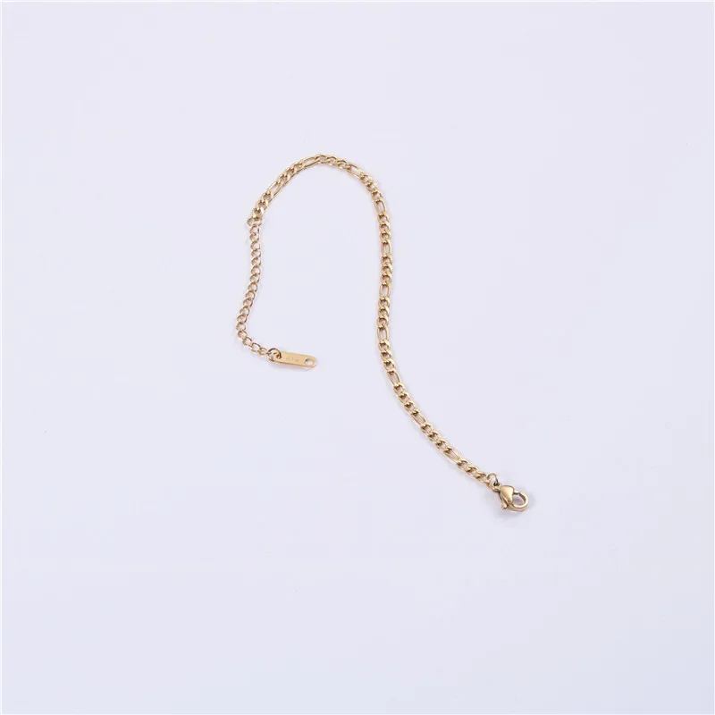 Stylish Stainless Steel 18K Gold Plated Figaro Chain Bracelet Design Jewelry Wholesale, Rose gold
Stylish Stainless Steel 18K Gold Plated Figaro Chain Bracelet Design Jewelry Wholesale, Rose gold