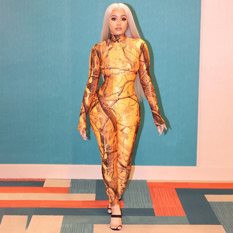 LANOZY 2021 New Arrival Tree Branch Print Bodycon Sexy Night Club long pant jumpsuit, Green,yellow
LANOZY 2021 New Arrival Tree Branch Print Bodycon Sexy Night Club long pant jumpsuit, Green,yellow