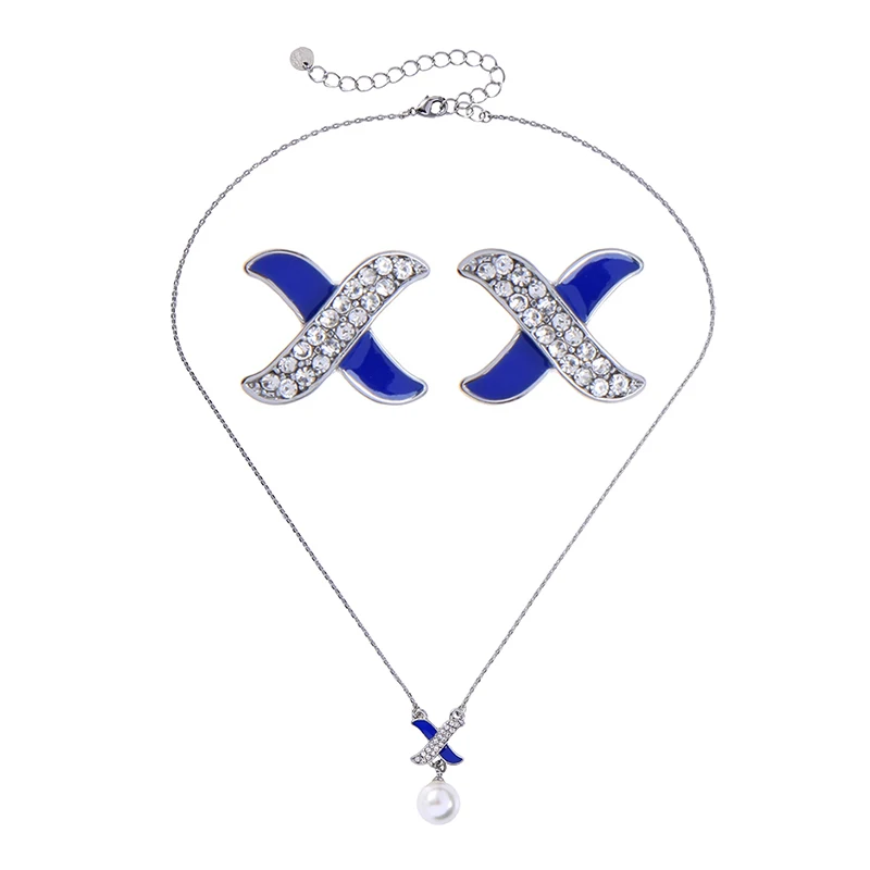 x9112099 2020 Simple Fashion Initial Letter X Enamel Crystal Jewellery Necklaces Pendants And Earrings Sets Stud For Women
x9112099 2020 Simple Fashion Initial Letter X Enamel Crystal Jewellery Necklaces Pendants And Earrings Sets Stud For Women