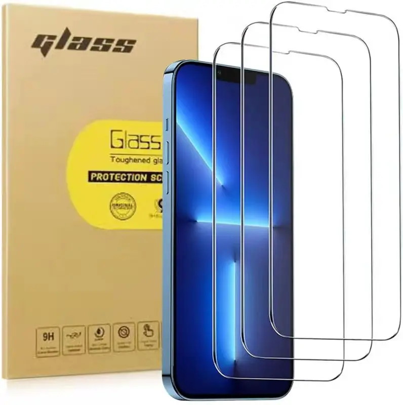3 Packs 9H Anti Scratch Tempered Glass Screen Protector Film For New iPhone 13 Pro Max Bildschirmschutz, Transparent
3 Packs 9H Anti Scratch Tempered Glass Screen Protector Film For New iPhone 13 Pro Max Bildschirmschutz, Transparent