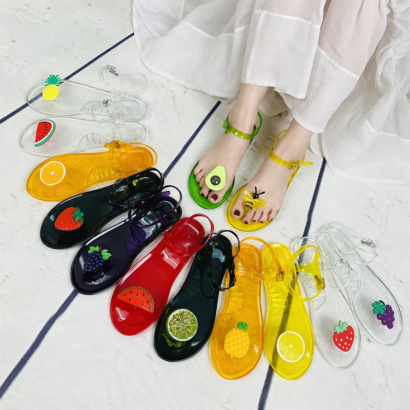 Fruit Jelly Shoes Women's Summer Beach Slippers Sandals for Women Sandals Ladies Female, Picture color
Fruit Jelly Shoes Women's Summer Beach Slippers Sandals for Women Sandals Ladies Female, Picture color