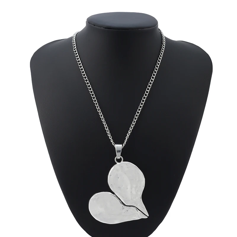 Large Abstract Metal Heart Love Antique Silver Pendant Long Curb Chain Necklace Lagenlook 34"
Large Abstract Metal Heart Love Antique Silver Pendant Long Curb Chain Necklace Lagenlook 34"