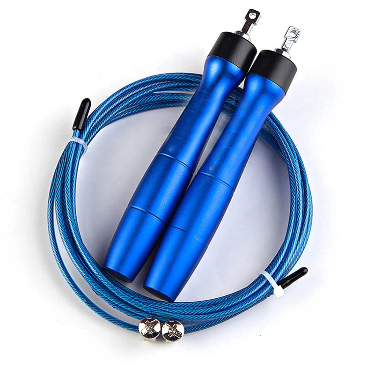 Adjustable aluminum alloy bearing counting weighted skipping jump rope, Blue/red/green/black/orange
Adjustable aluminum alloy bearing counting weighted skipping jump rope, Blue/red/green/black/orange