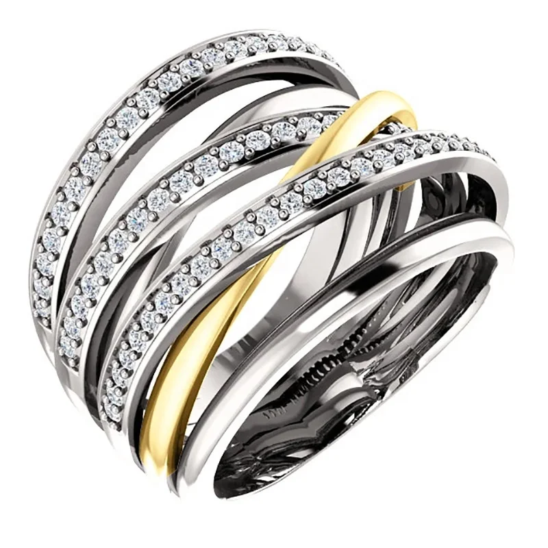 Fashion Cross New Design Women Ring Fancy Wedding Bridal Ring Micro Paved CZ Stone Versatile Party Finger Ring Wholesale
Fashion Cross New Design Women Ring Fancy Wedding Bridal Ring Micro Paved CZ Stone Versatile Party Finger Ring Wholesale