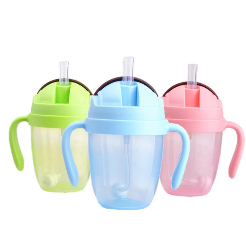 Baby sippy cup in 300ml korea multi-function plastic flask drinking water bottle with straw sipper for 6 month baby, Custom color
Baby sippy cup in 300ml korea multi-function plastic flask drinking water bottle with straw sipper for 6 month baby, Custom color