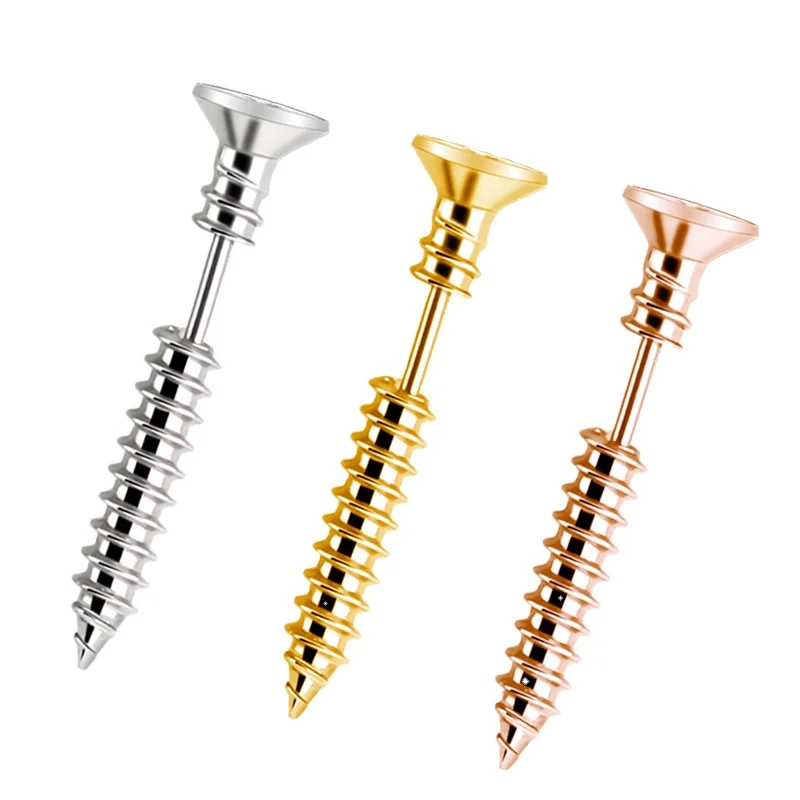 pendiente de tornillo Screw Earrings 2020 hip hop jewelry Silver stainless steel screw fashion earring men accesories jewelry
pendiente de tornillo Screw Earrings 2020 hip hop jewelry Silver stainless steel screw fashion earring men accesories jewelry