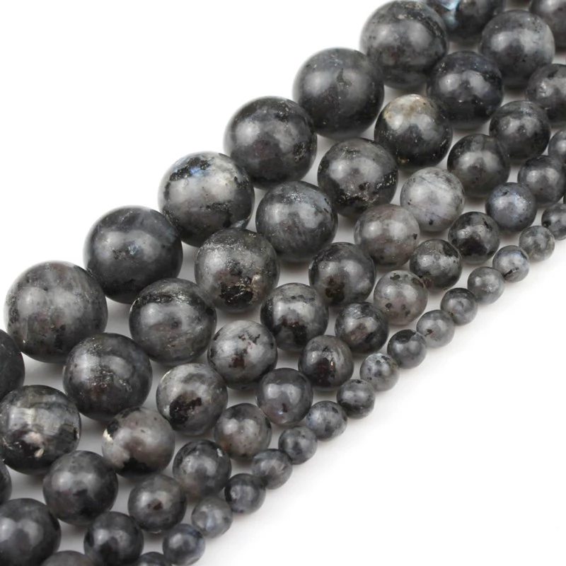 Semi-precious 4MM-12MM Smooth Black Labradorite Larvikite Round Loose Stone Beads For Jewelry Making
Semi-precious 4MM-12MM Smooth Black Labradorite Larvikite Round Loose Stone Beads For Jewelry Making
