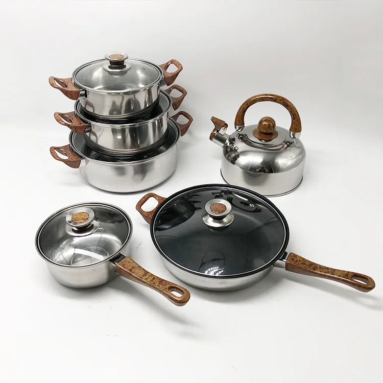 kitchen portable cooking pot free shipping stainless steel nonstick cookware sets, Customized color
kitchen portable cooking pot free shipping stainless steel nonstick cookware sets, Customized color