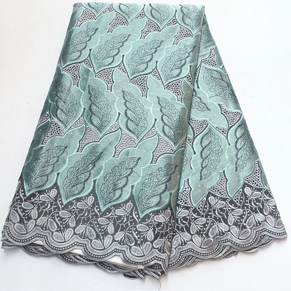Beautifical african green dress swiss cotton fabric high quality voile lace ML4R444, Customized 
Beautifical african green dress swiss cotton fabric high quality voile lace ML4R444, Customized