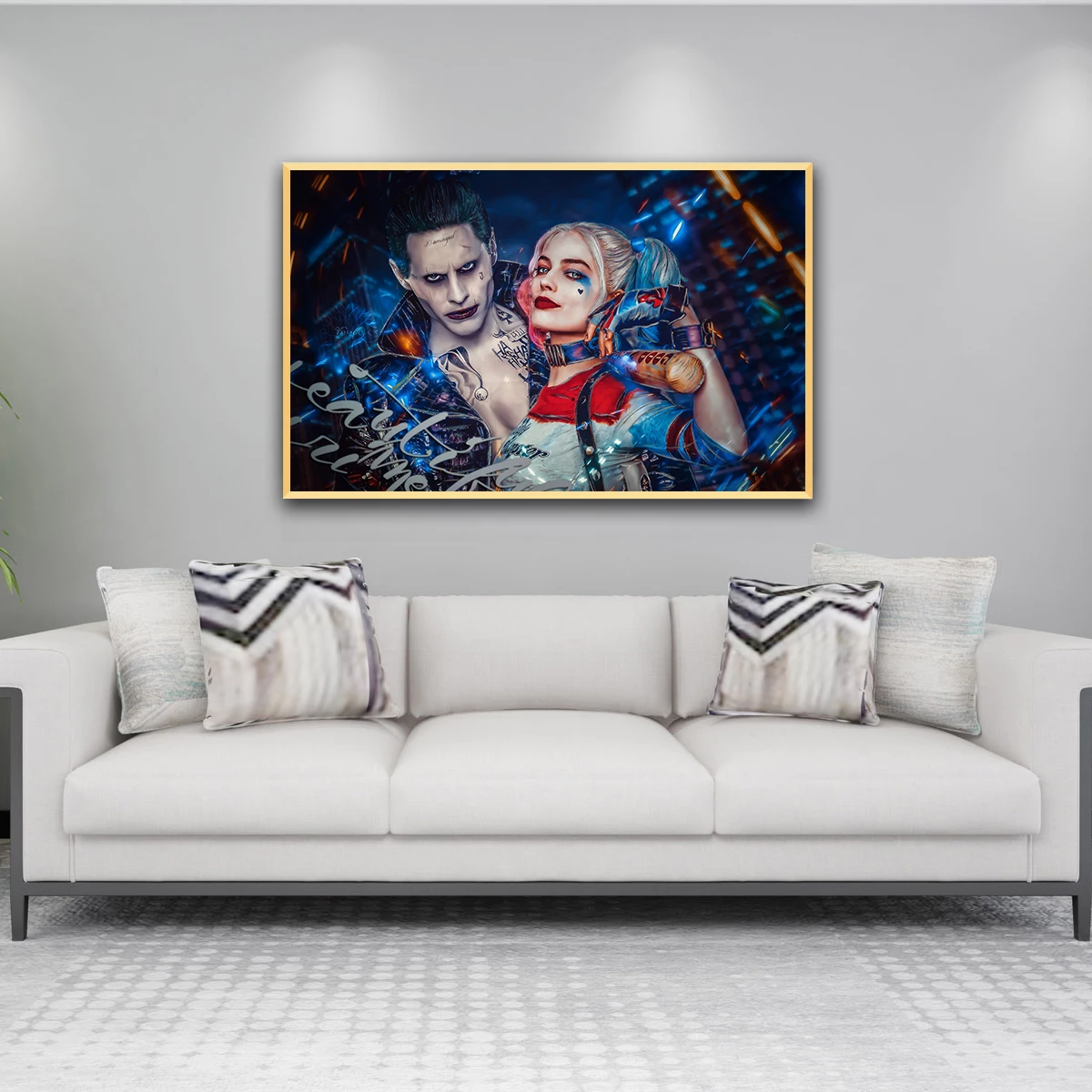 Villain Joker Canvas Print for Living Room Canvas Wall Art Harley Quinn Posters for Home Decoration Harley Quinn Home Decoration
Villain Joker Canvas Print for Living Room Canvas Wall Art Harley Quinn Posters for Home Decoration Harley Quinn Home Decoration