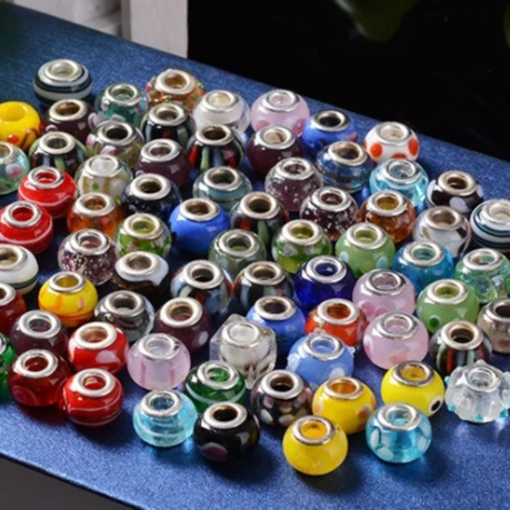various murano glass beads mix big hole glass beads stocks with silver setting DIY big hole beads collection for jewelry making
various murano glass beads mix big hole glass beads stocks with silver setting DIY big hole beads collection for jewelry making
