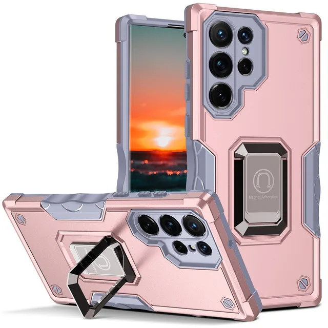 Shockproof Edge Metal Ring Kickstand Phone Cases for Samsung Galaxy S22 Ultra Plus Phone Cover Case, 8 color for choose
Shockproof Edge Metal Ring Kickstand Phone Cases for Samsung Galaxy S22 Ultra Plus Phone Cover Case, 8 color for choose