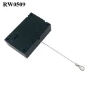 White Box Color Anti Theft Retail Security Tethers Retractable Ring Display Pull Box