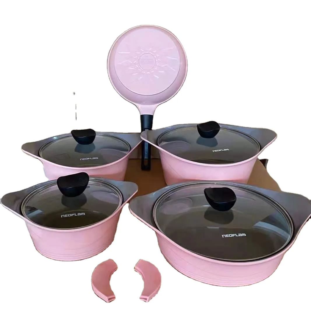 Excellent 11pcs cookware non-stick coating both inside and outside extremely scratch-resistant and durable pot set
Excellent 11pcs cookware non-stick coating both inside and outside extremely scratch-resistant and durable pot set