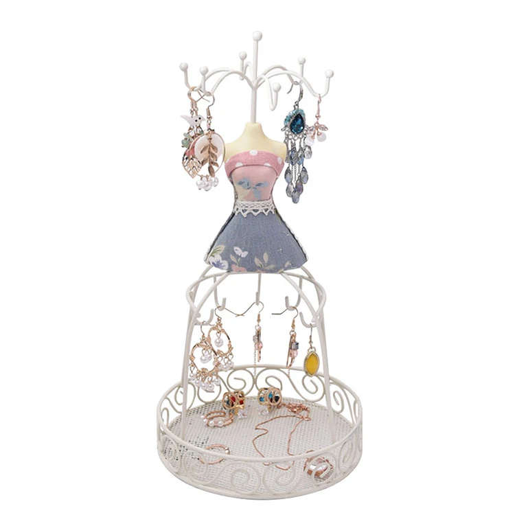 Vintage earing holder display jewelry stand holder lady shaped metal earring holder, Colorful 
Vintage earing holder display jewelry stand holder lady shaped metal earring holder, Colorful