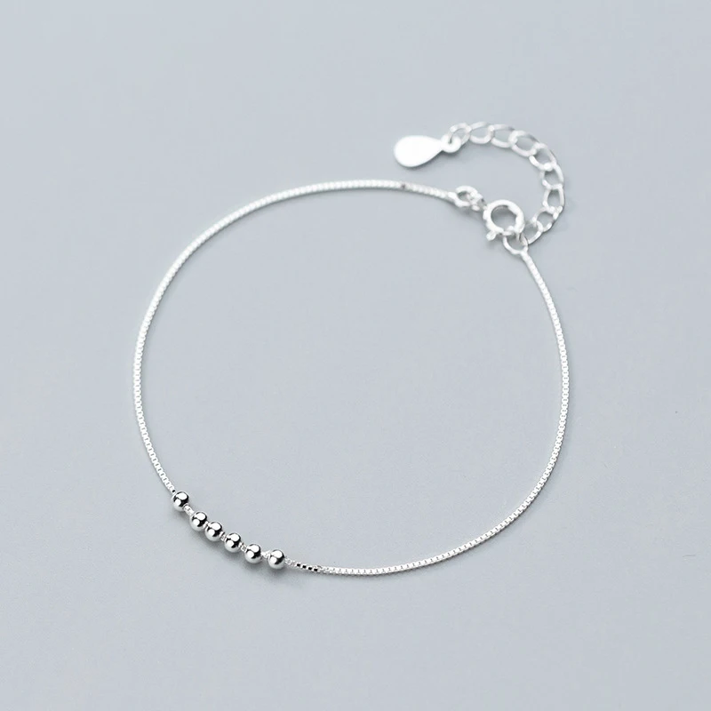 B1231 S925 silver women's Korean fashion simple small bead women's small lovely lady hand jewelry Bracelet
B1231 S925 silver women's Korean fashion simple small bead women's small lovely lady hand jewelry Bracelet