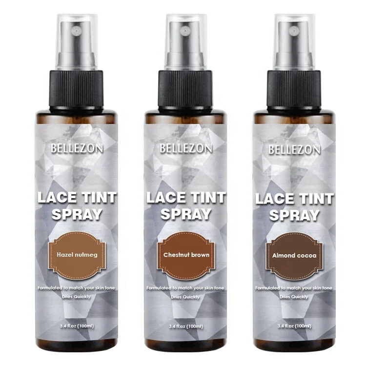 Wholesale Private Label 3 color Lace Tint Spray Real Scalp Natural Lace Color No Fade
Wholesale Private Label 3 color Lace Tint Spray Real Scalp Natural Lace Color No Fade